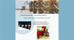 Desktop Screenshot of coastalfabricandfoam.com