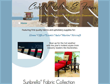 Tablet Screenshot of coastalfabricandfoam.com